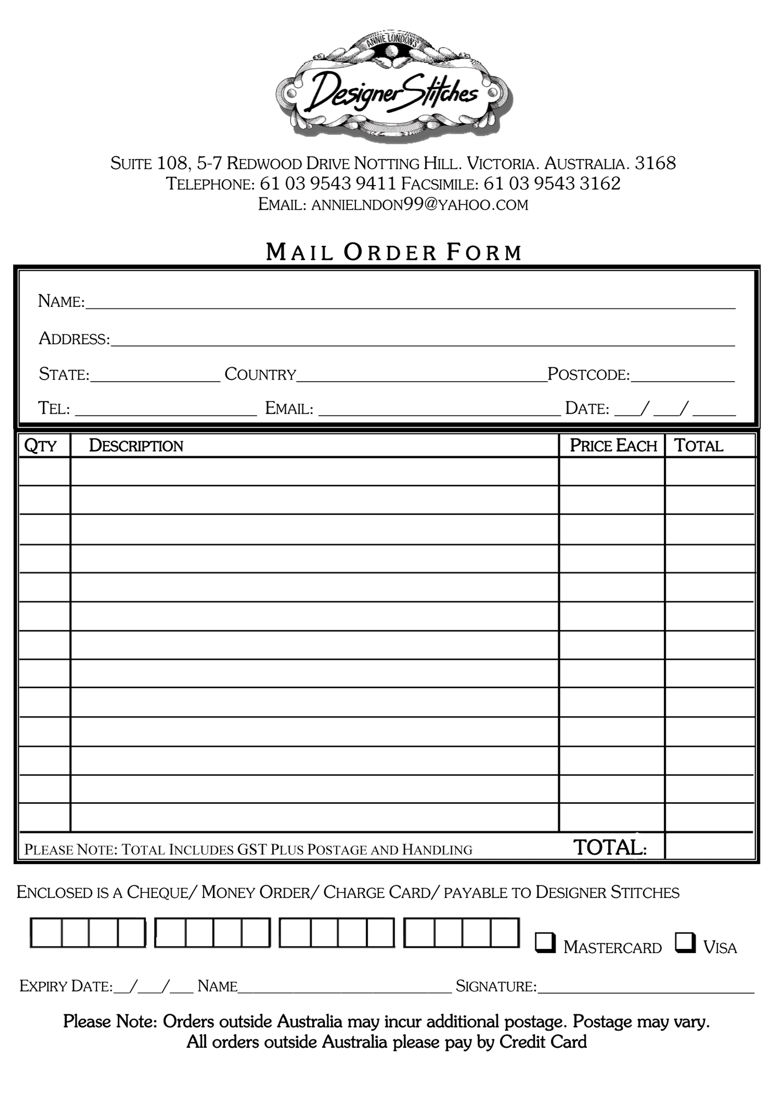 DesignerStitchesOrderForm